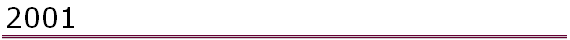 2001 2001